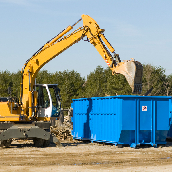 are there any restrictions on where a residential dumpster can be placed in Creston Ohio